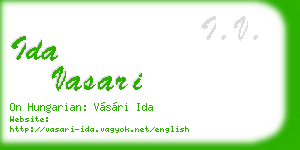ida vasari business card